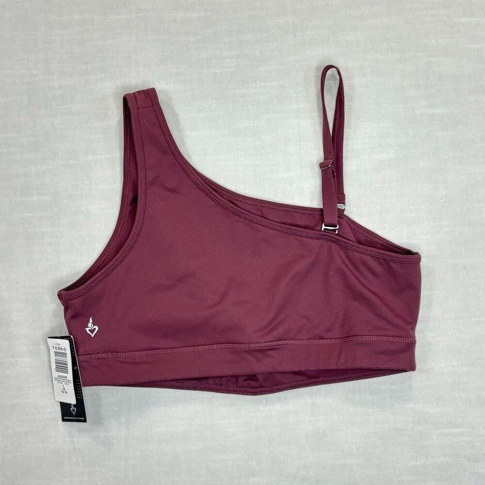 Brand New Torrid Women's Size 1X 18-20 Plus Size Purple Active Sports Bra
